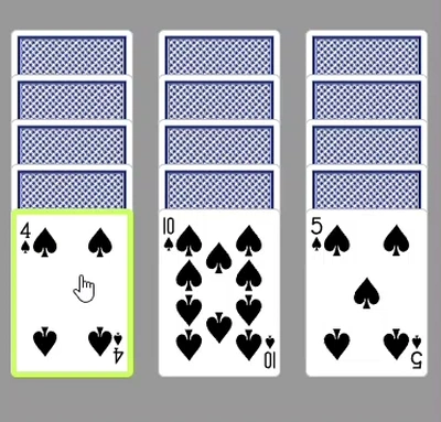 Spider Solitaire by Aidan Bell Gameplay GIF Large