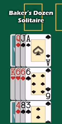  BAKER'S DOZEN SOLITAIRE unblocked free