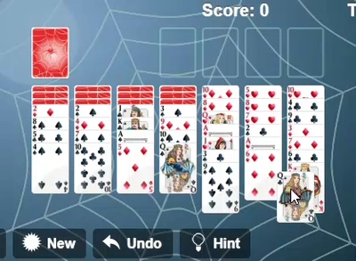 Free Spider Solitaire Gameplay GIF Large
