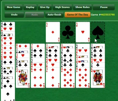 Flower Garden Solitaire by GreenFelt Gameplay GIF Large