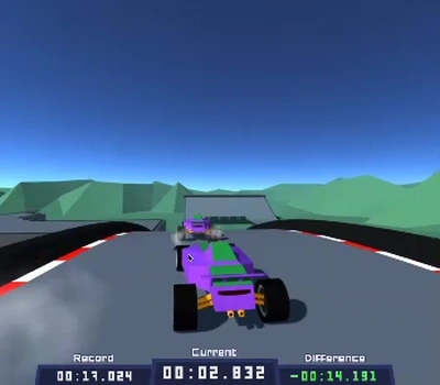 Poly Track Gameplay GIF Large